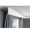 Listwa sufitowa do karniszy MARDOM QL036 - odpowiednia do podświetlenia LED