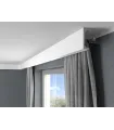 Listwa sufitowa do karniszy MARDOM QL046 - odpowiednia do podświetlenia LED