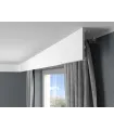 Listwa sufitowa do karniszy MARDOM QL056 - odpowiednia do podświetlenia LED