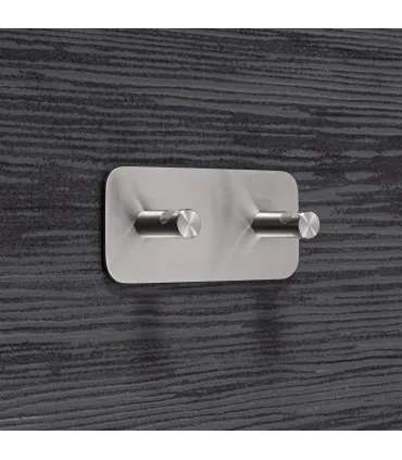 Podwójny samoprzylepny wieszak Inox N002