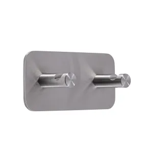 Podwójny samoprzylepny wieszak Inox N002