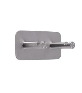 Wieszak podwójny samoprzylepny Inox N007