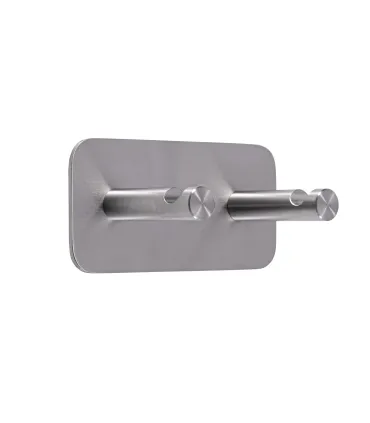 Wieszak podwójny samoprzylepny Inox N007