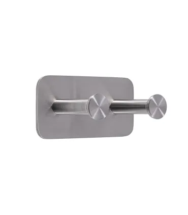 Wieszak podwójny samoprzylepny Inox N008