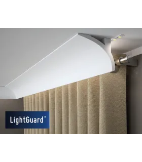 Garnižová stropná lišta MARDOM QL027 - vhodná pre LED podsvietenie