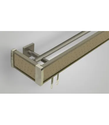 Karnisz Zegar Modern 40 komplet profil i szyna 40mm/20mm