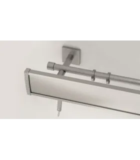Karnisz Zegar Modern 80 komplet profil i drążek 80mm/20mm