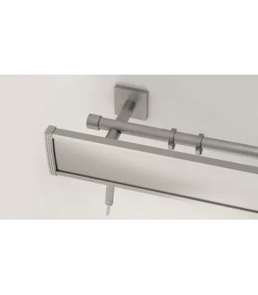 Karnisz Zegar Modern 80 komplet profil i drążek 80mm/20mm