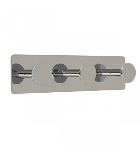Potrójny samoprzylepny wieszak Inox N009