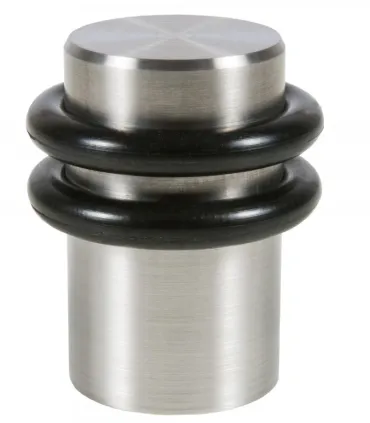 Ogranicznik drzwi 25/40 mm ze szczotkowanej stali nierdzewnej