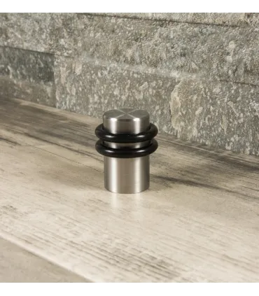 Ogranicznik drzwi 25/40 mm ze szczotkowanej stali nierdzewnej