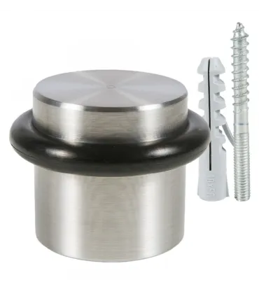 Ogranicznik drzwi 27/46 mm ze szczotkowanej stali nierdzewnej