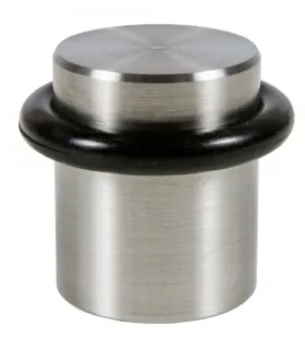 Ogranicznik drzwi 30/30 mm ze szczotkowanej stali nierdzewnej