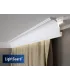 Karniszowa listwa sufitowa MARDOM MD110 - odpowiednia do podświetlenia LED