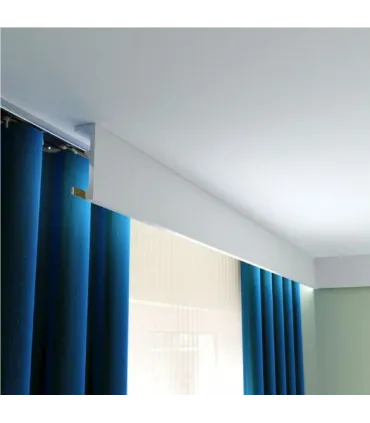 Karniszowa listwa sufitowa Prestige 2 - odpowiednia do podświetlenia LED 200x12cm