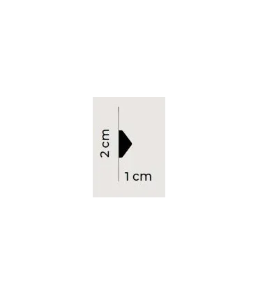 Listwa dekoracyjna na ścianę QL022 200 x 2 x 1 cm Mardom