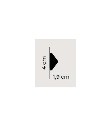Dekoracyjna listwa ścienna QL023 200 x 4 x 1.9 cm Mardom