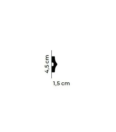 Listwa dekoracyjna na ścianę MD026 200 x 4.5 x 1.5 cm Mardom