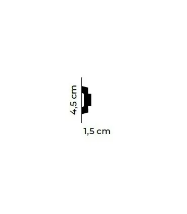 Listwa dekoracyjna na ścianę MD317 200 x 4.5 x 1.5 cm Mardom