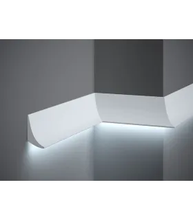 Dekoracyjna listwa na ścianę QL006 200 x 7 x 4.2 cm Mardom - odpowiednia do podświetlenia LED