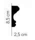 Dekoracyjna listwa ścienna MDD311 200 x 8.5 x 2.5 cm Mardom