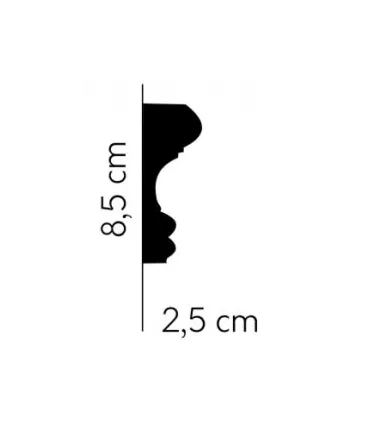 Dekoracyjna listwa ścienna MDD311 200 x 8.5 x 2.5 cm Mardom