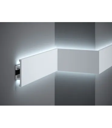 Dekoracyjna listwa ścienna QL017 200 x 10 x 2.5 cm Mardom - odpowiednia do podświetlenia LED