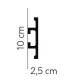 Dekoracyjna listwa ścienna QL017 200 x 10 x 2.5 cm Mardom - odpowiednia do podświetlenia LED