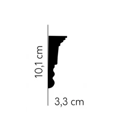 Listwa dekoracyjna na ścianę MDD334 200 x 10.1 x 3.3 cm Mardom