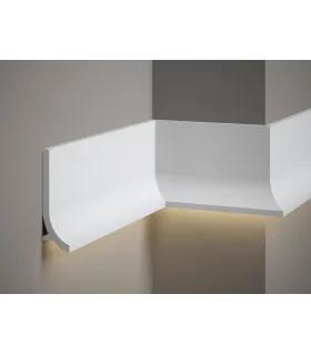 Dekoracyjna listwa ścienna QS011 200 x 13.5 x 4 cm Mardom - odpowiednia do podświetlenia LED