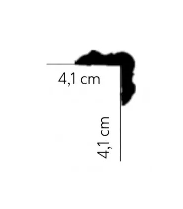 Narożna listwa dekoracyjna ścienna MDB123 200 x 4 x 4 cm Mardom ochrona przed uszkodzeniem