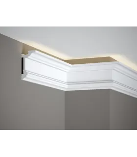 Dekoracyjna listwa sufitowa MD137 200 x 9.6 x 5.5 cm Mardom - odpowiednia do podświetlenia LED