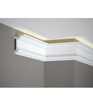 Dekoracyjna listwa sufitowa MD137 200 x 9.6 x 5.5 cm Mardom - odpowiednia do podświetlenia LED
