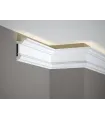 Dekoracyjna listwa sufitowa MD137 200 x 9.6 x 5.5 cm Mardom - odpowiednia do podświetlenia LED