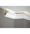 Dekoracyjna listwa sufitowa MD213 200 x 8.1 x 8.1 cm Mardom - odpowiednia do podświetlenia LED