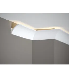 Dekoracyjna listwa sufitowa MD380 200 x 6.7 x 6.7 cm Mardom - odpowiednia do podświetlenia LED