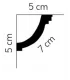 Listwa dekoracyjna na sufit MDB063 200 x 4.5 x 5.5 cm Mardom