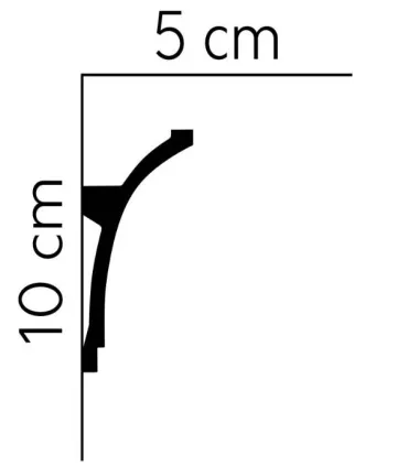 Dekoracyjna listwa na sufit MDB100 200 x 10 x 5 cm Mardom