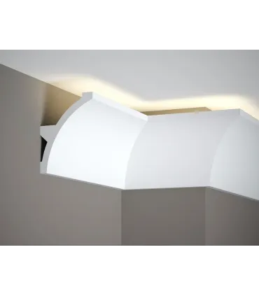 Listwa dekoracyjna sufitowa MDB101 200 x 14 x 10.6 cm Mardom - odpowiednia do podświetlenia LED