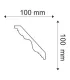 Listwa dekoracyjna na sufit MDB108 200 x 10 x 10 cm Mardom