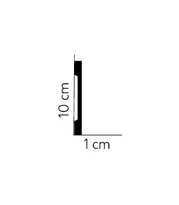 Podlahová lišta MD013 200 x 10 x 1 cm Mardom