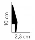Podlahová lišta MD016 200x10x2.3 cm Mardom