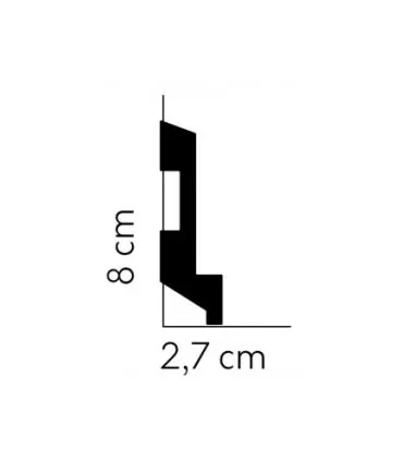 Listwa przypodłogowa MD024 200x8x2.7 cm Mardom