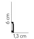 Listwa przypodłogowa MD027 200x6x1.3 cm Mardom