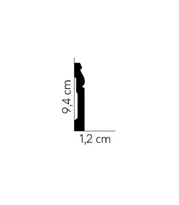 Listwa przypodłogowa MD094 200x9.4x1.2 cm Mardom