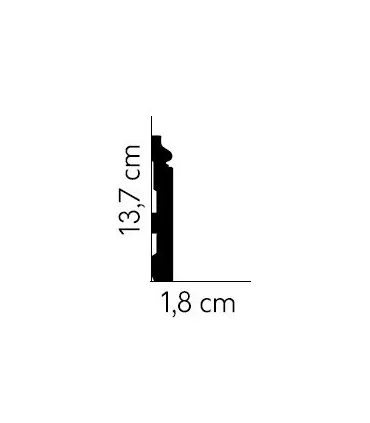 Listwa przypodłogowa MD360 200x13.7x1.8 cm Mardom
