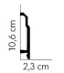 Listwa przypodłogowa MD363 200x10.6x2.3 cm Mardom