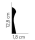 Listwa przypodłogowa QS003 200x12.8x1.8 cm Mardom