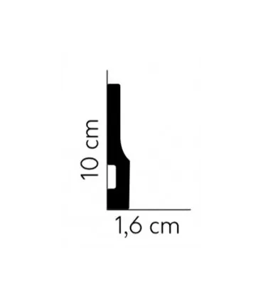 Listwa podłogowa QS009 200x10x1.6 cm Mardom