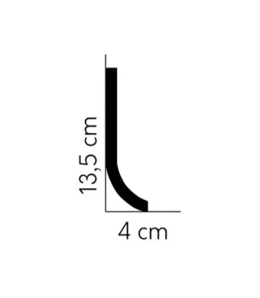 Listwa przypodłogowa QS011 200x13.5x4 cm Mardom